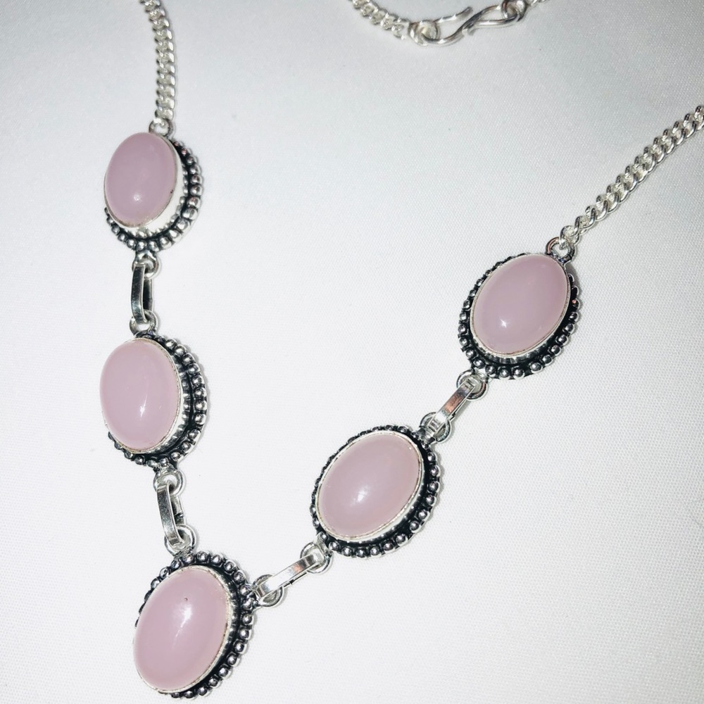 Handmade gemstone 925 silver Necklace